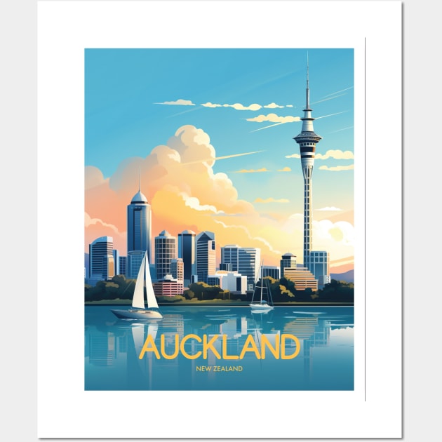 AUCKLAND Wall Art by MarkedArtPrints